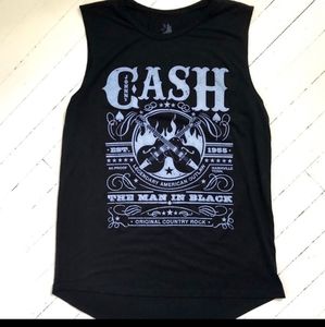 Zion Rootswear Johnny Cash Graphic Tank Top